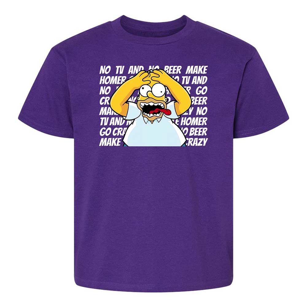 No TV and No Beer Make Homer Go Crazy - Purple - 17