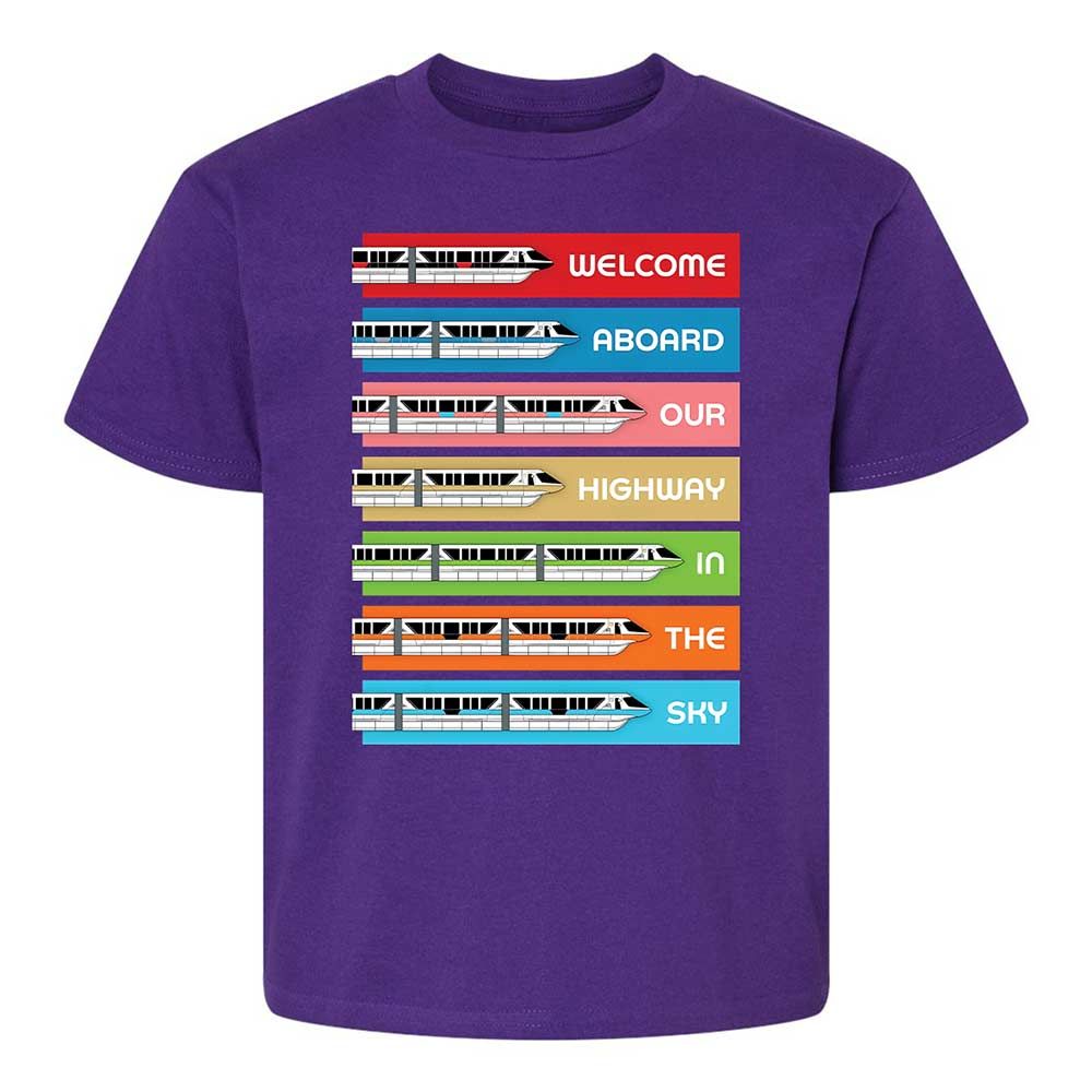 Kids T-Shirt - Black - Purple - 17