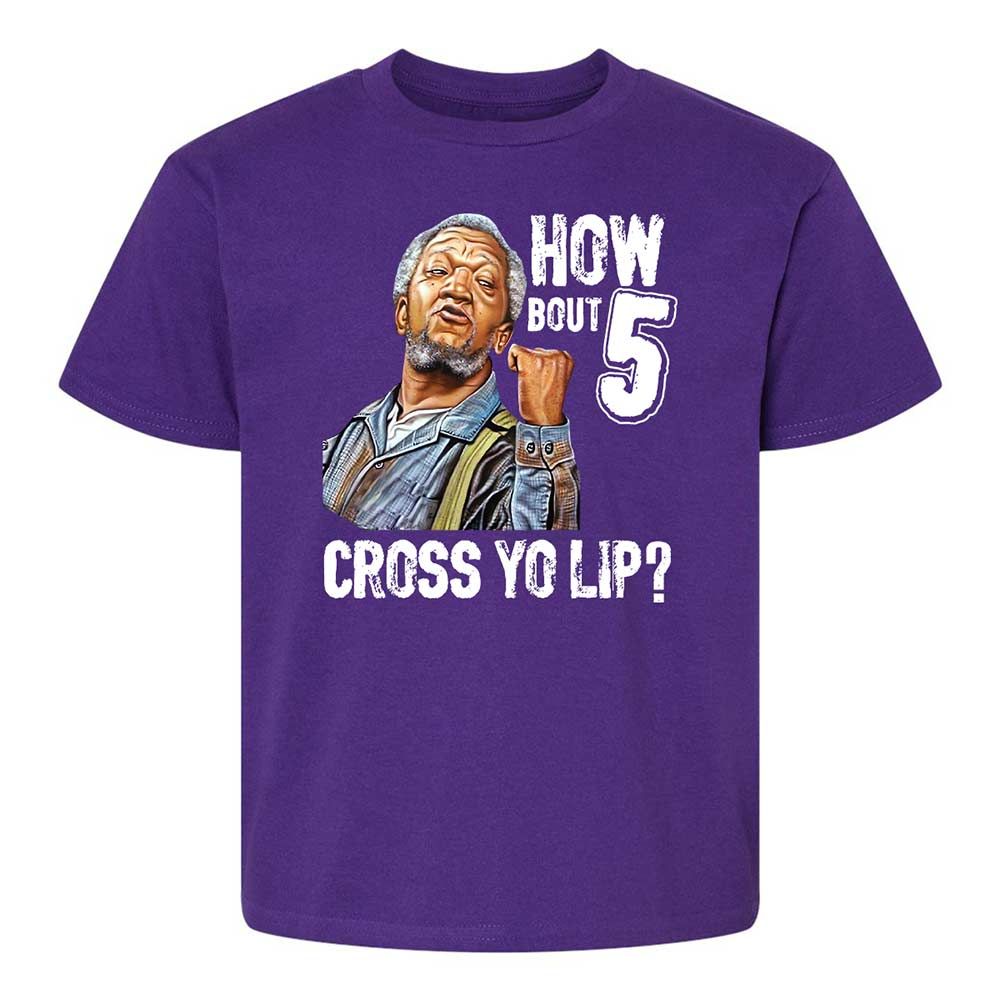 How bout 5 cross yo lip - Purple - 17