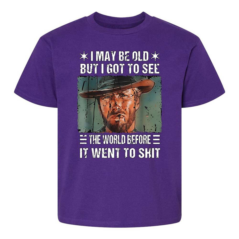 I May Be Old But I Got To See The World Before It Went To Shit - Purple - 17