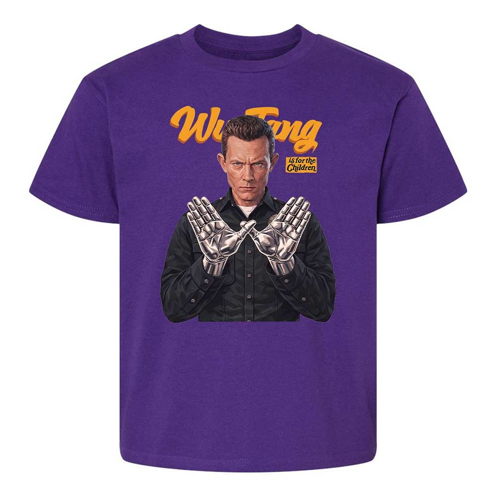 Kids T-Shirt - Black - Purple - 17