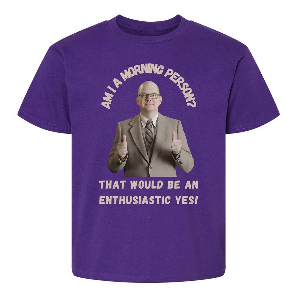 Kids T-Shirt - T9GU3R7P - Purple - 17