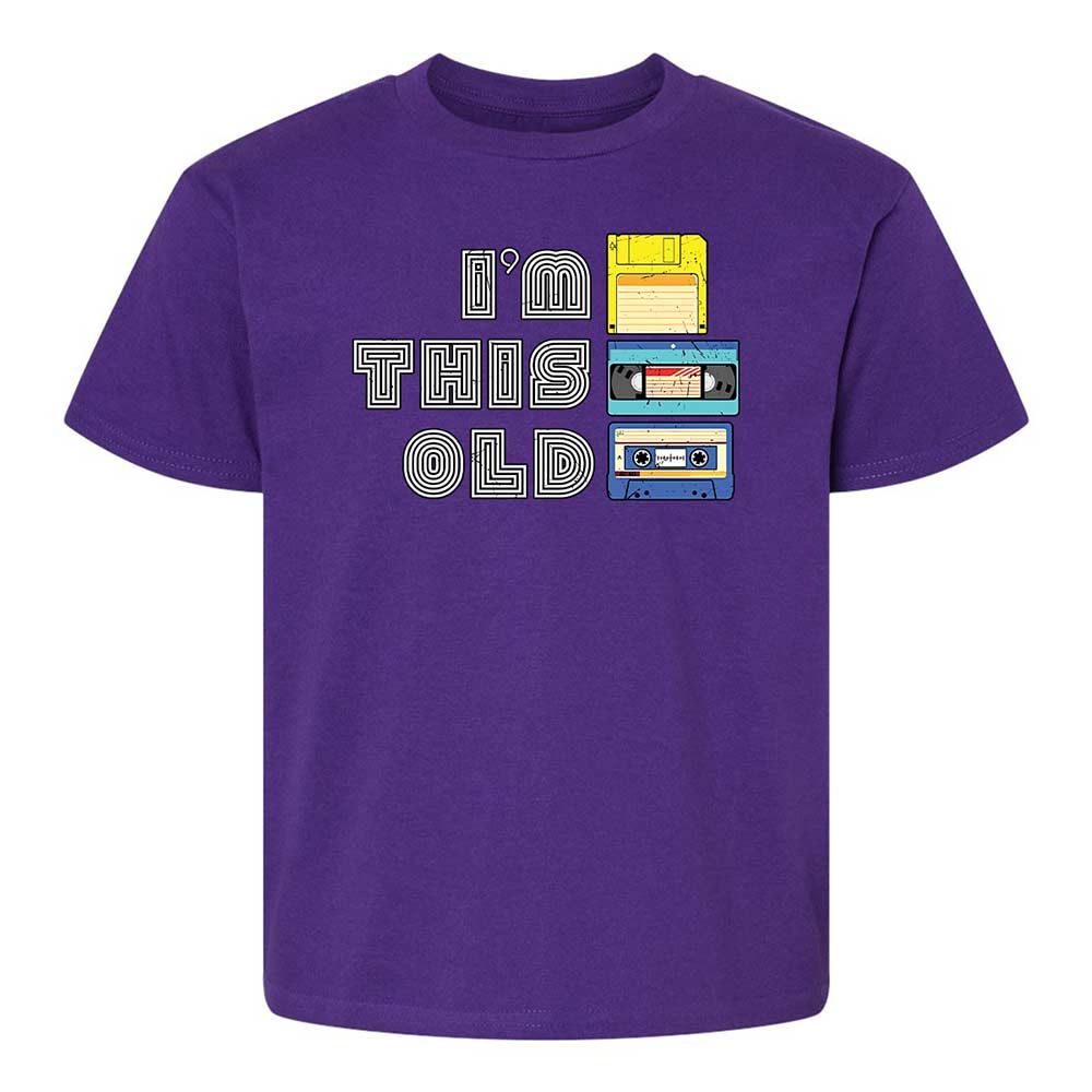 Kids T-Shirt - Black - Purple - 17