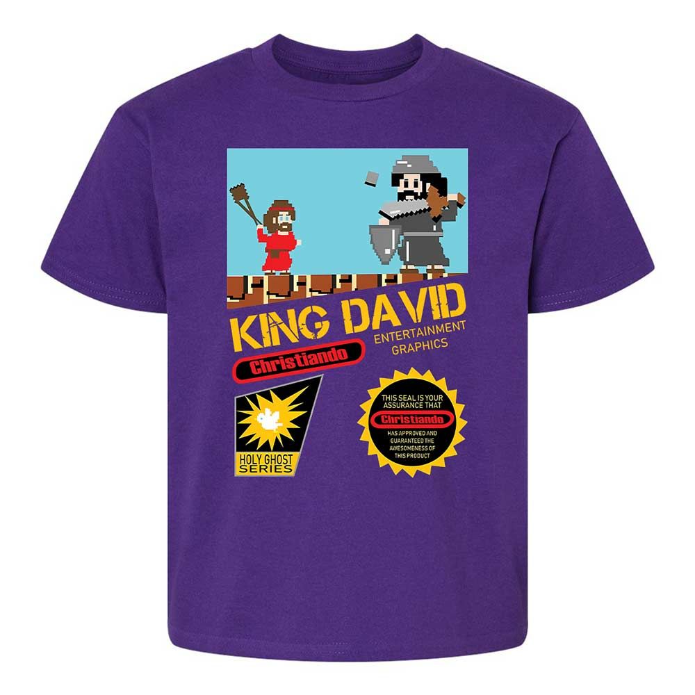 David Vs Goliath Cool Christian - Purple - 17