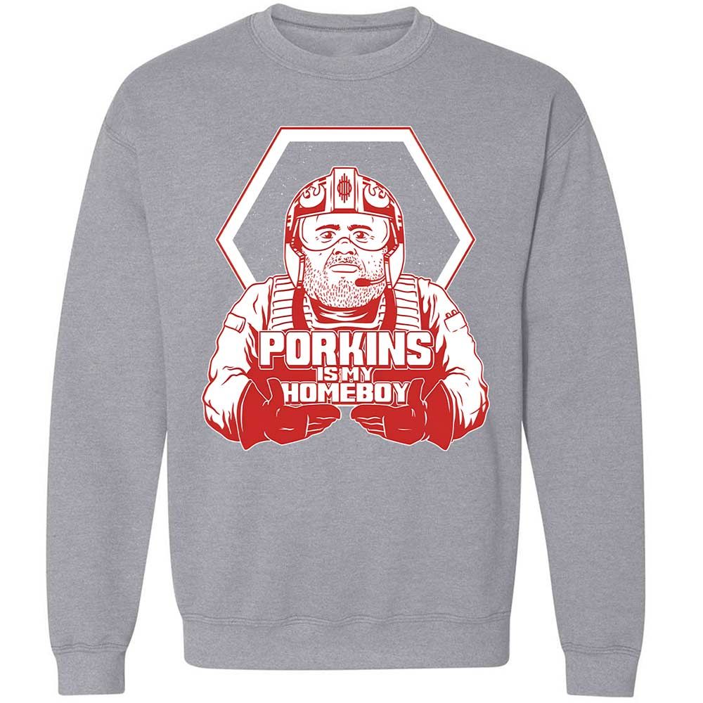 Porkins Is My Homeboy - Sport Grey - 17