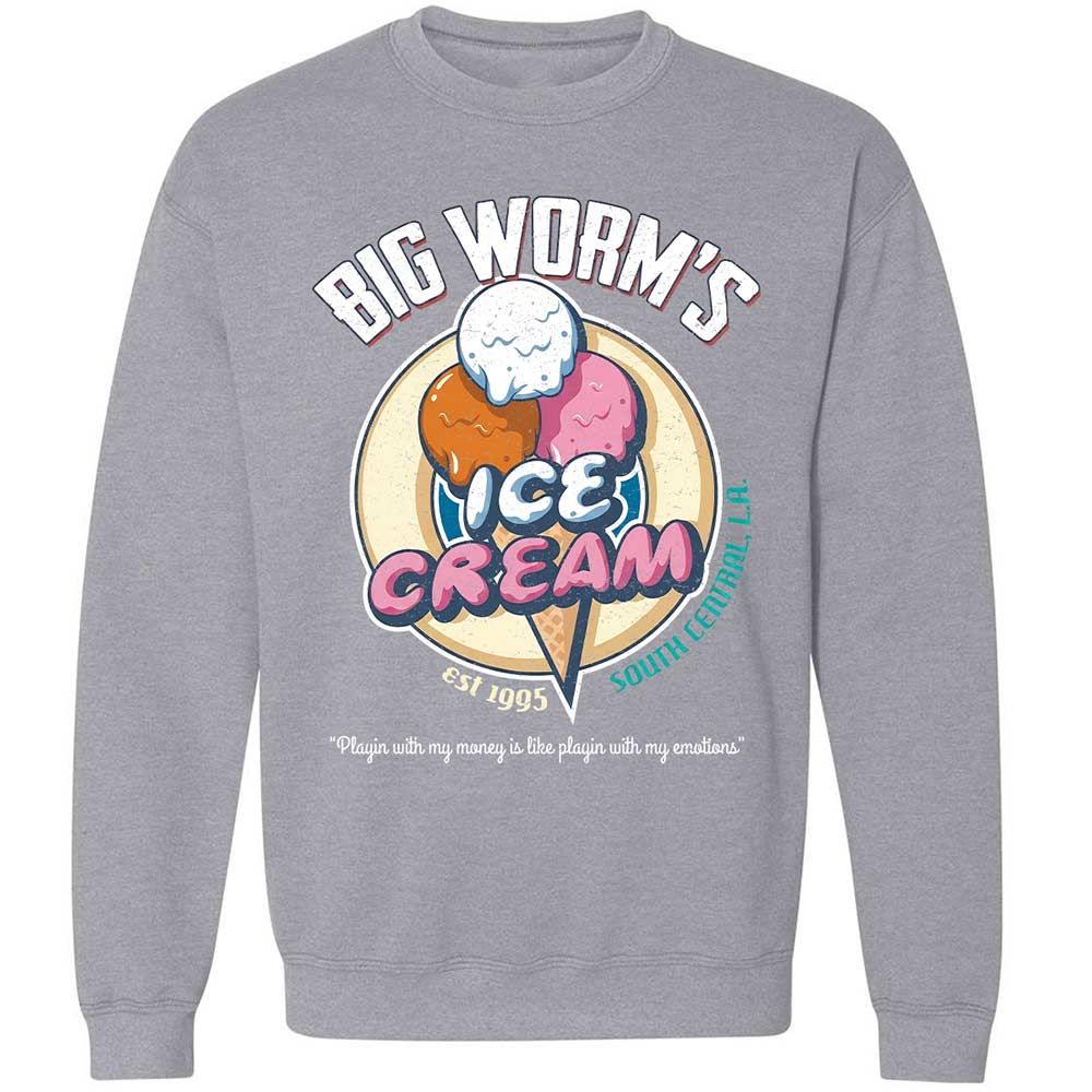 Big Worm's Ice Cream - Sport Grey - 17