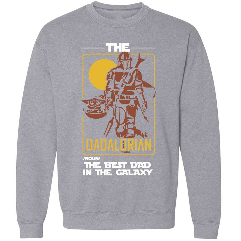 The Dadalorian The Best Dad In The Galaxy - Sport Grey - 17