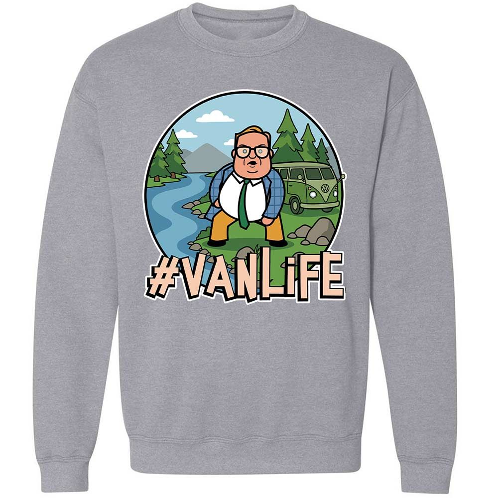 Vanlife living in a van down by the river - Sport Grey - 17