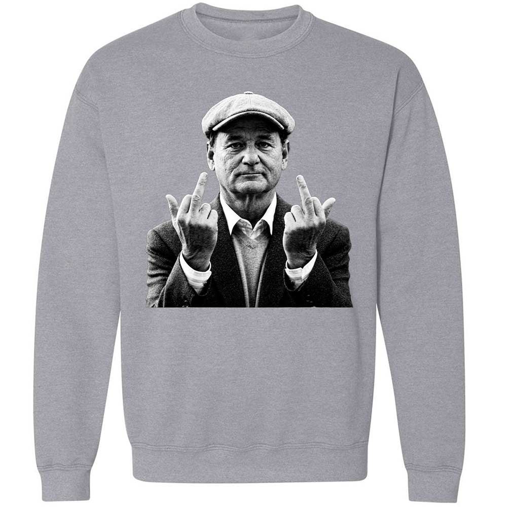 Bill Murray Middle Finger - Sport Grey - 17