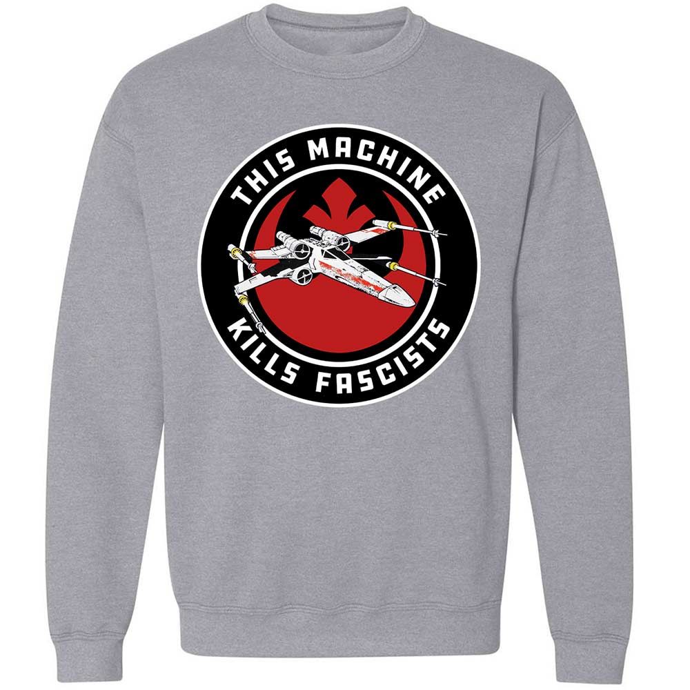 This Machine Kills Fascists - Sport Grey - 17