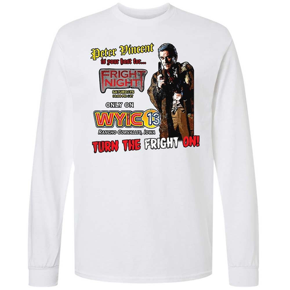 Peter Vincent Fright horror night cult - White - 17