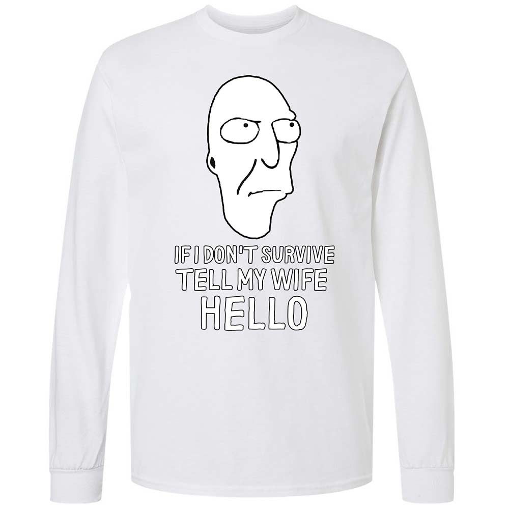 Long Sleeve T-Shirt - 7658UXGZ - White - 17