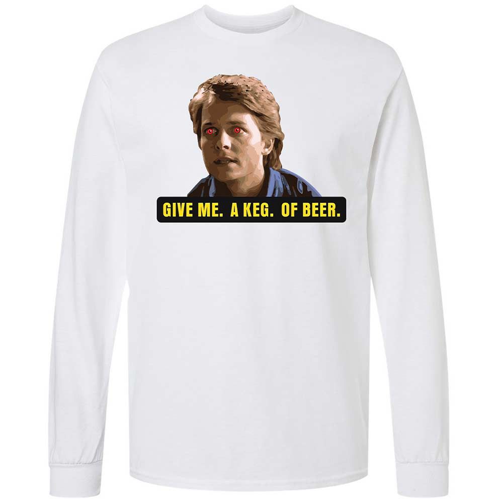 Long Sleeve T-Shirt - HX33NMYJ - White - 17