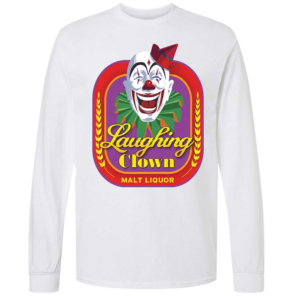 Laughing Clown Malt Liquor - White - 17