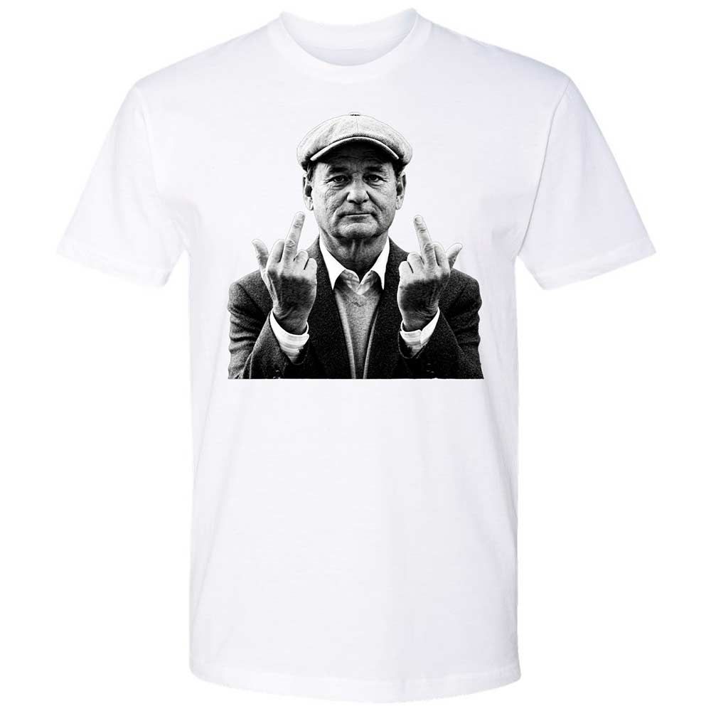 Bill Murray Middle Finger - White - 17