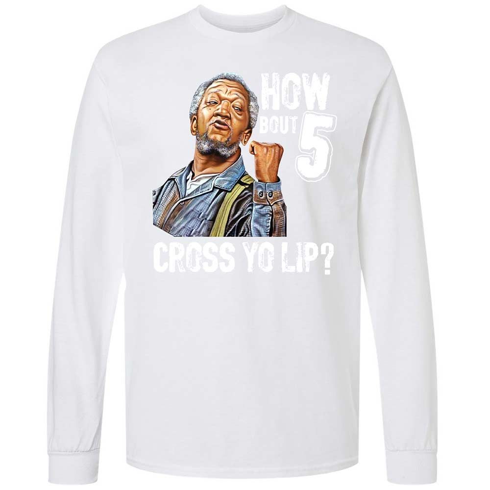 How bout 5 cross yo lip - White - 17