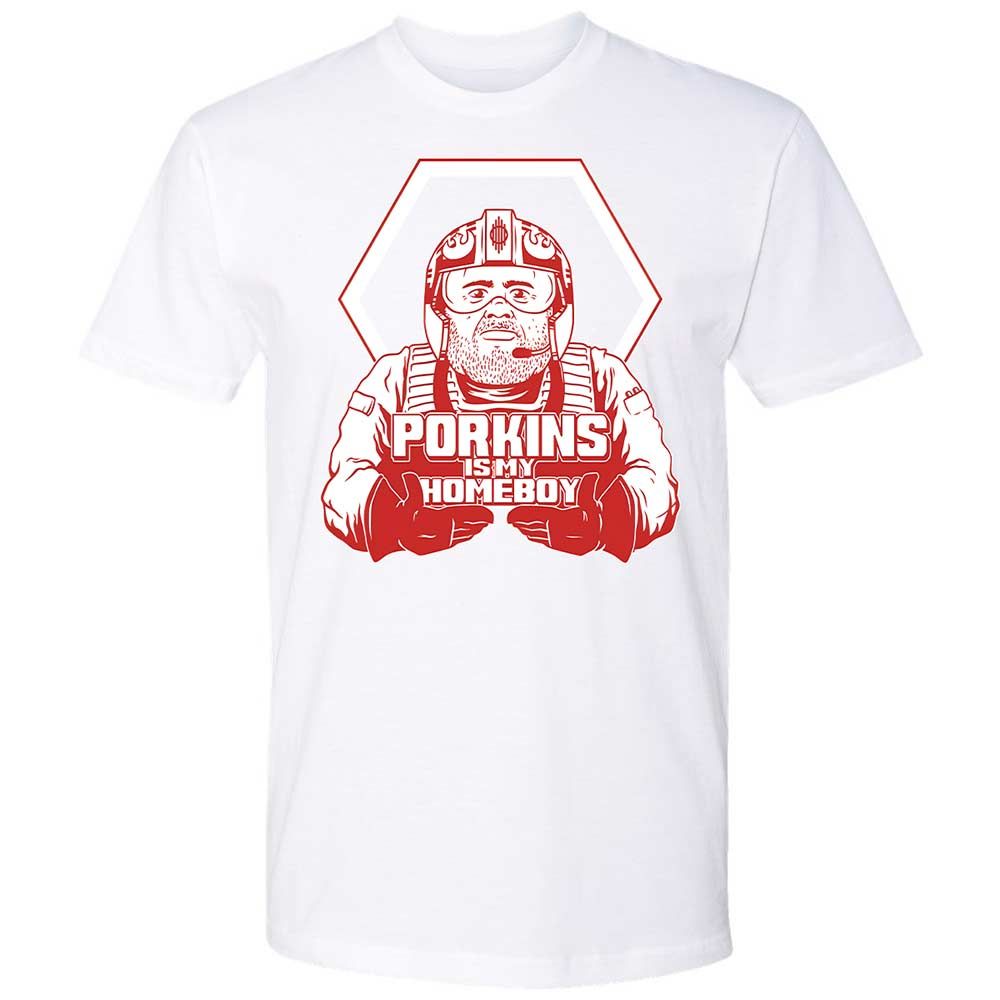 Porkins Is My Homeboy - White - 17