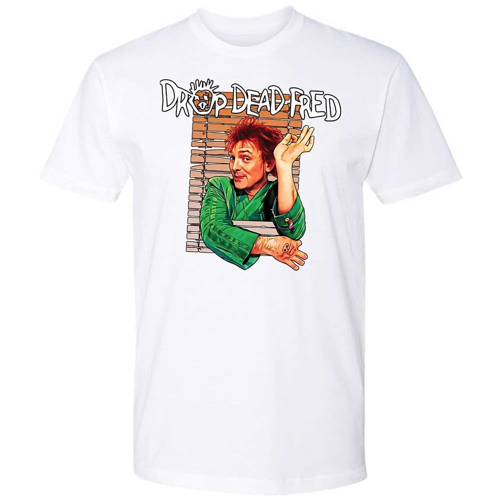 Funny Man Drop Dead Fred - White - 17
