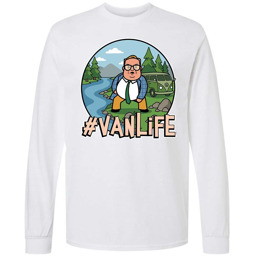 Vanlife living in a van down by the river - White - 17