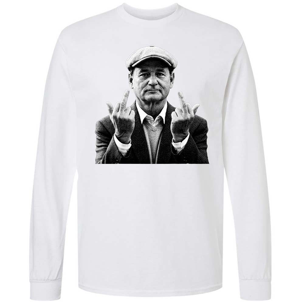 Bill Murray Middle Finger - White - 17