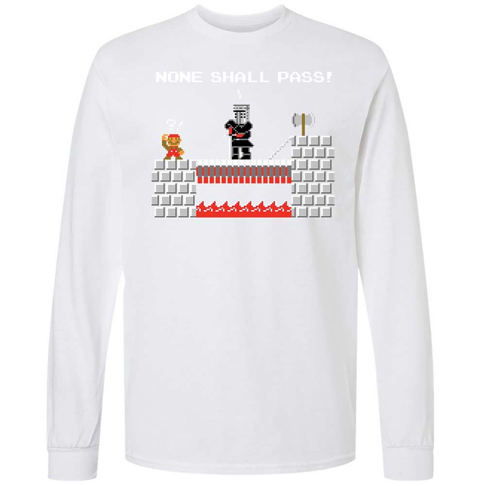 No Plumbers Shall Pass - White - 17