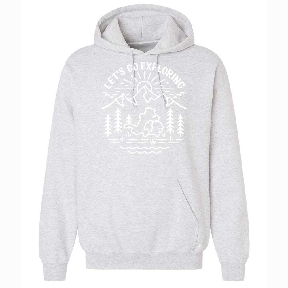 Classic Unisex Hoodie - EFQ7QKBG - Ash - 18