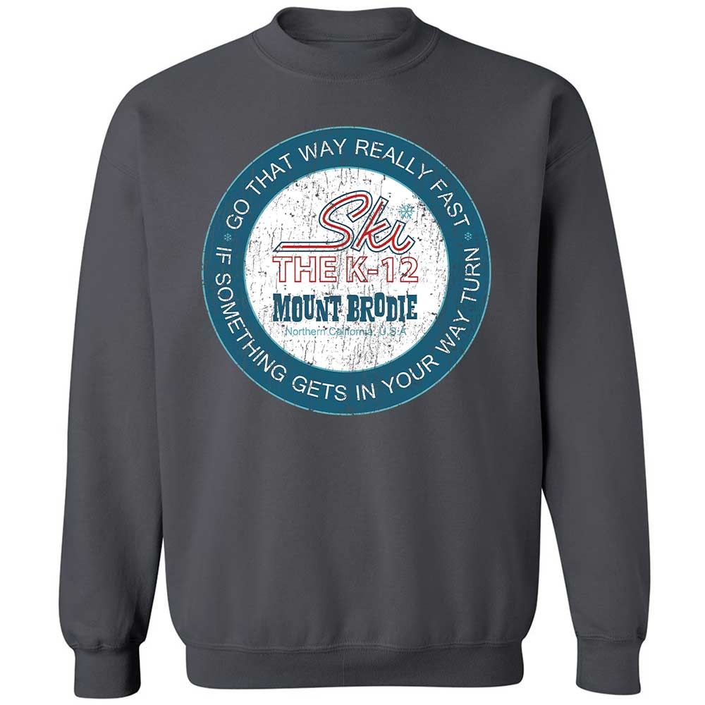 Classic Unisex Sweatshirt - S4T76ZDS - Charcoal - 18