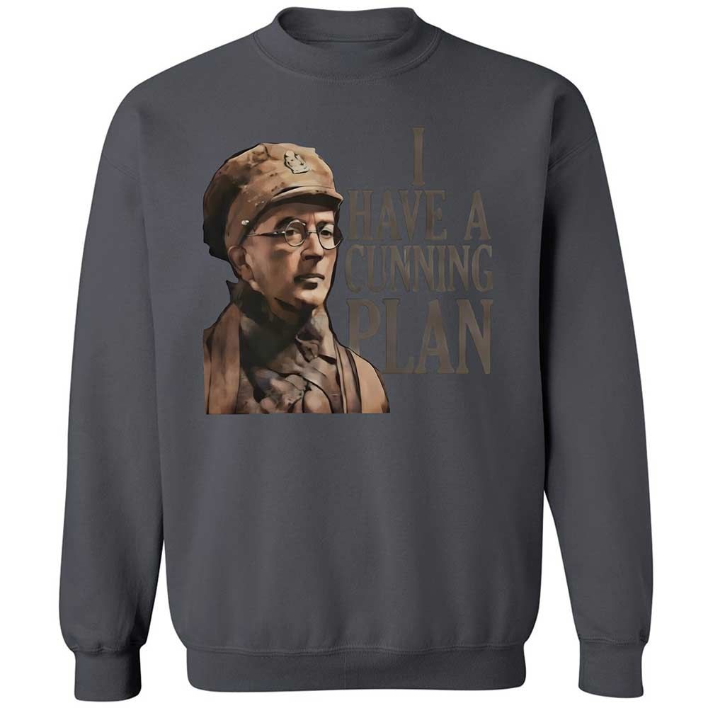 I Have A Cunning Plannn - Charcoal - 18