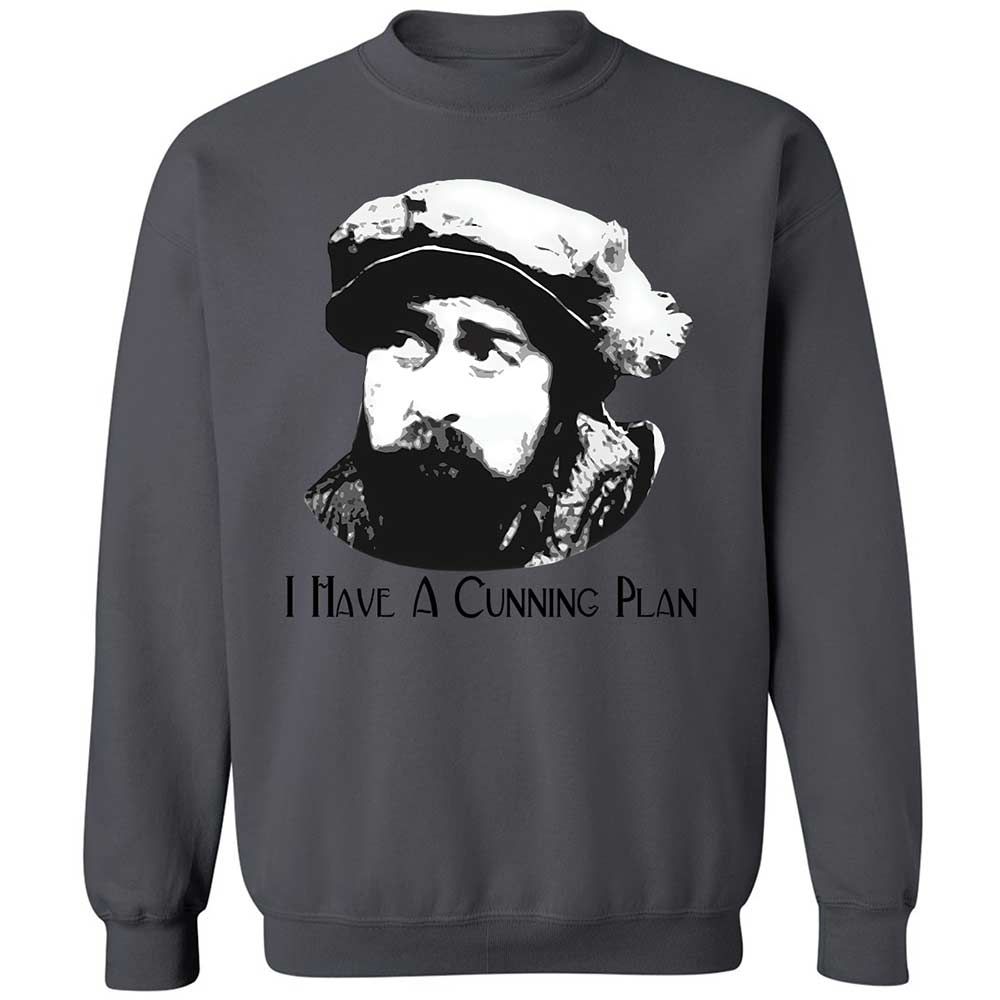 I Have A Cunning Plan - Charcoal - 18