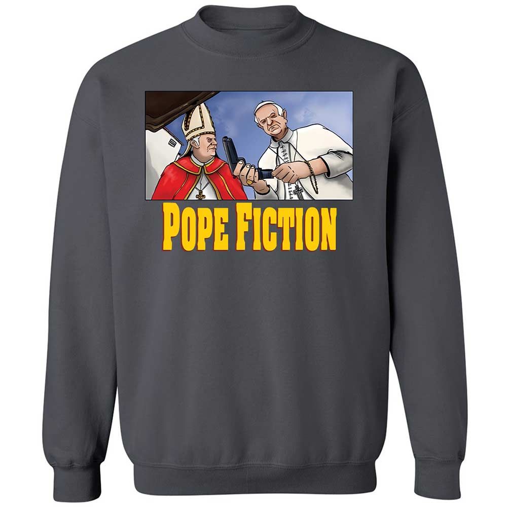 Pope Fiction - Charcoal - 18