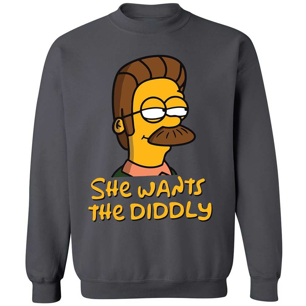 She Wants The Diddly - Charcoal - 18
