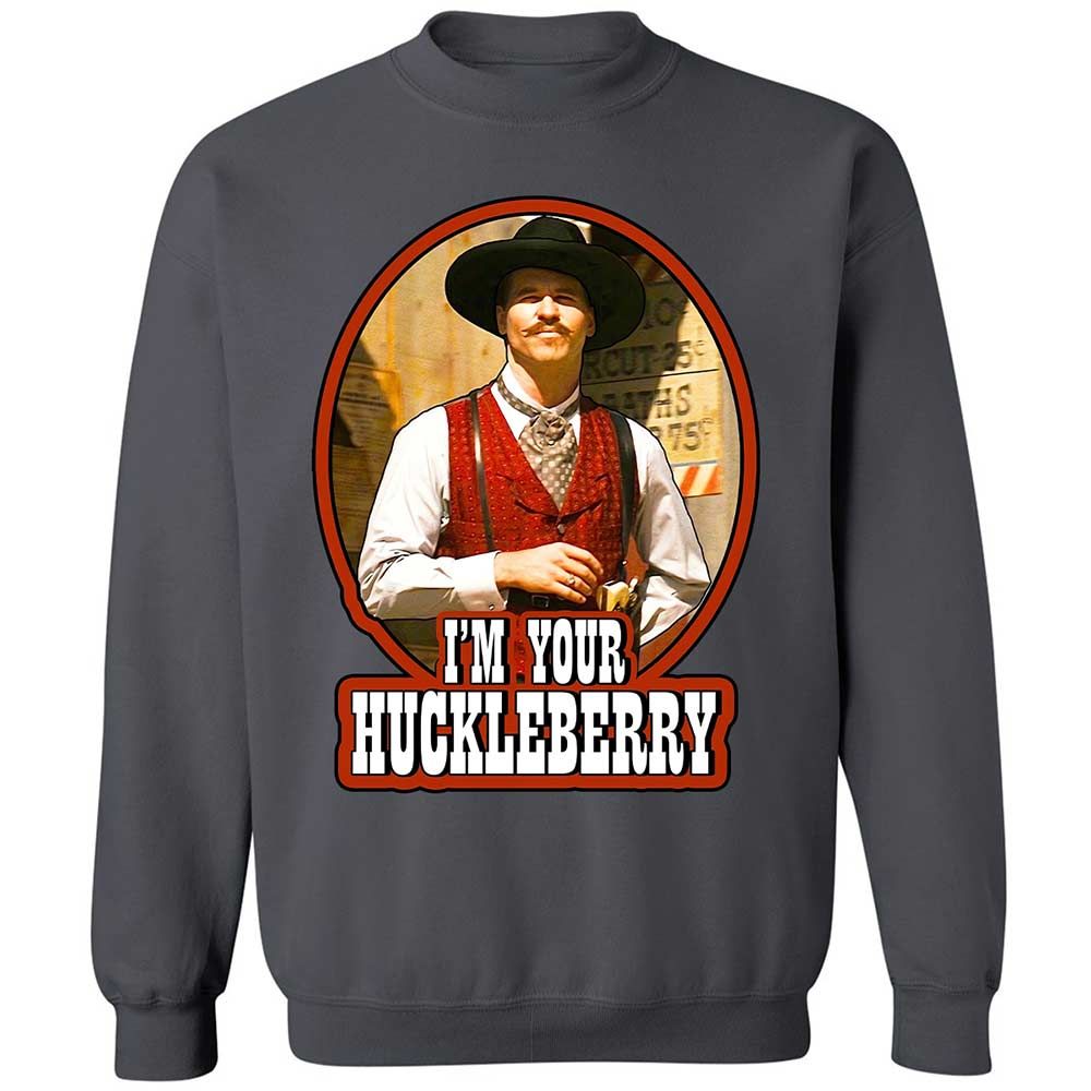 I'm Your Huckleberry - Charcoal - 18