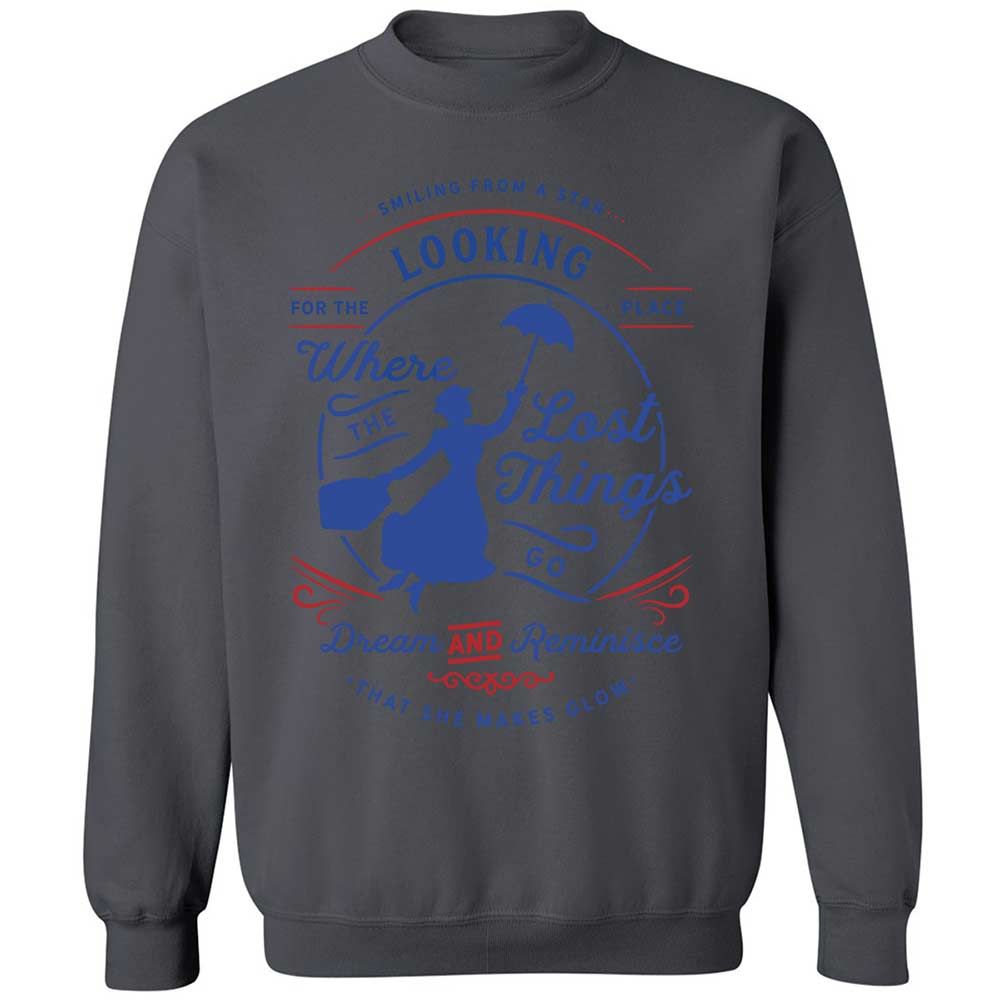 Classic Unisex Sweatshirt - YL8UM82D - Charcoal - 18