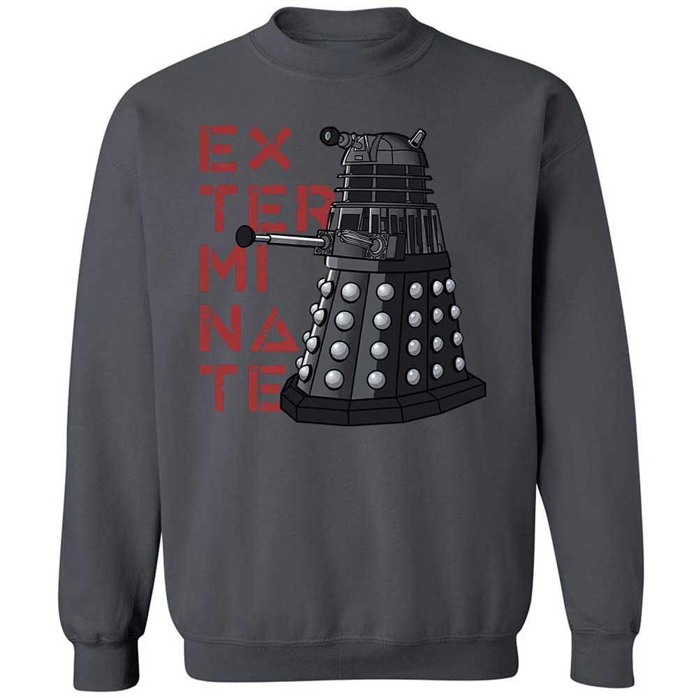Dalek Exterminate - Charcoal - 18