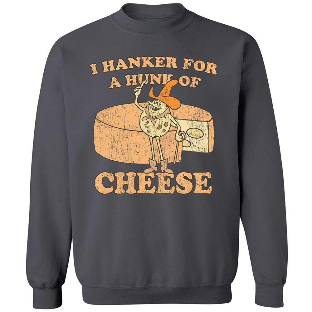 Hanker For A Hunk Of Cheese - Charcoal - 18