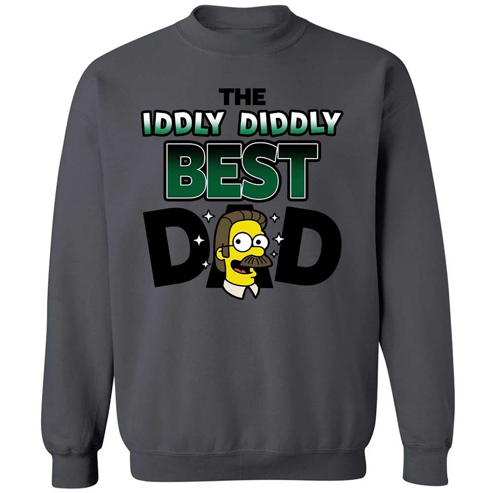 The Iddly diddly best dad - Charcoal - 18