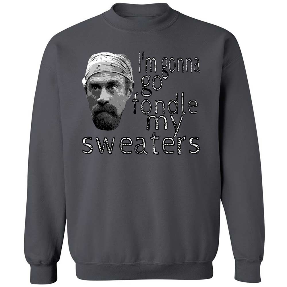 Fondle my sweaters - Charcoal - 18