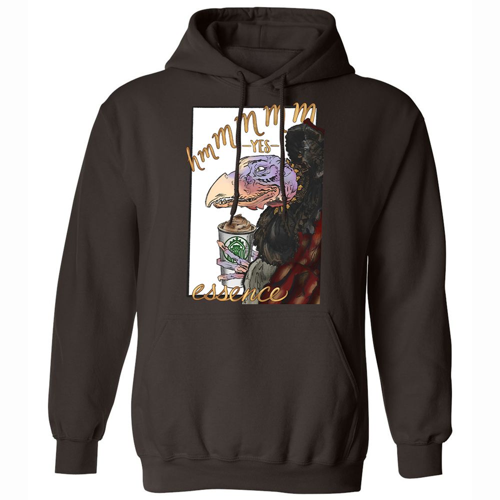 Classic Unisex Hoodie - MZLCWWZW - Dark Chocolate - 18