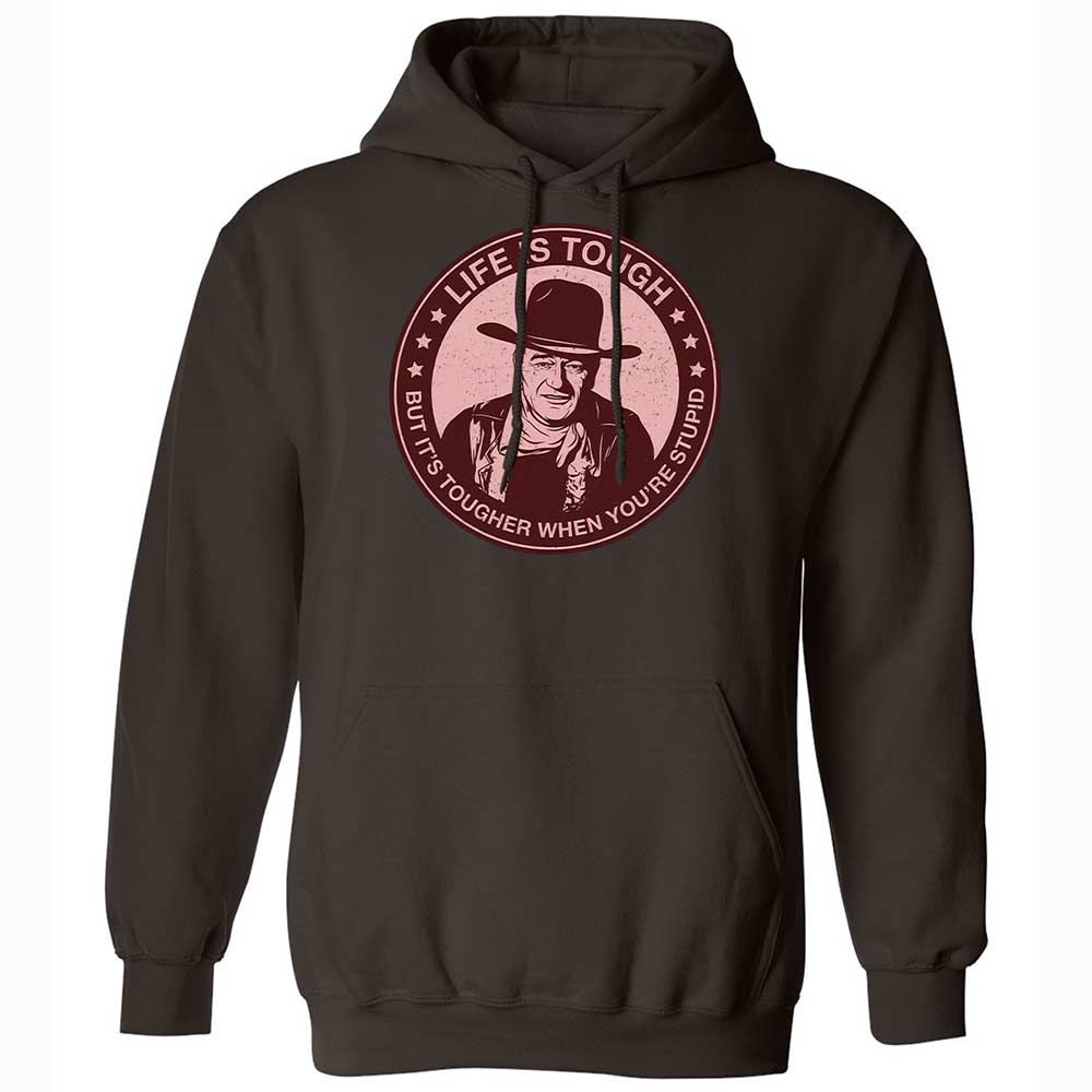 Classic Unisex Hoodie - RLE6U2HD - Dark Chocolate - 18