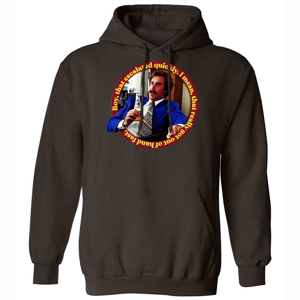 Classic Unisex Hoodie - LG9LUTZF - Dark Chocolate - 18