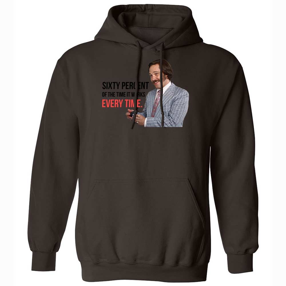 Classic Unisex Hoodie - H1BVRE1T - Dark Chocolate - 18