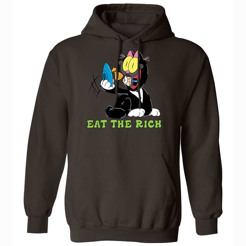 Classic Unisex Hoodie - 923TWFAC - Dark Chocolate - 18