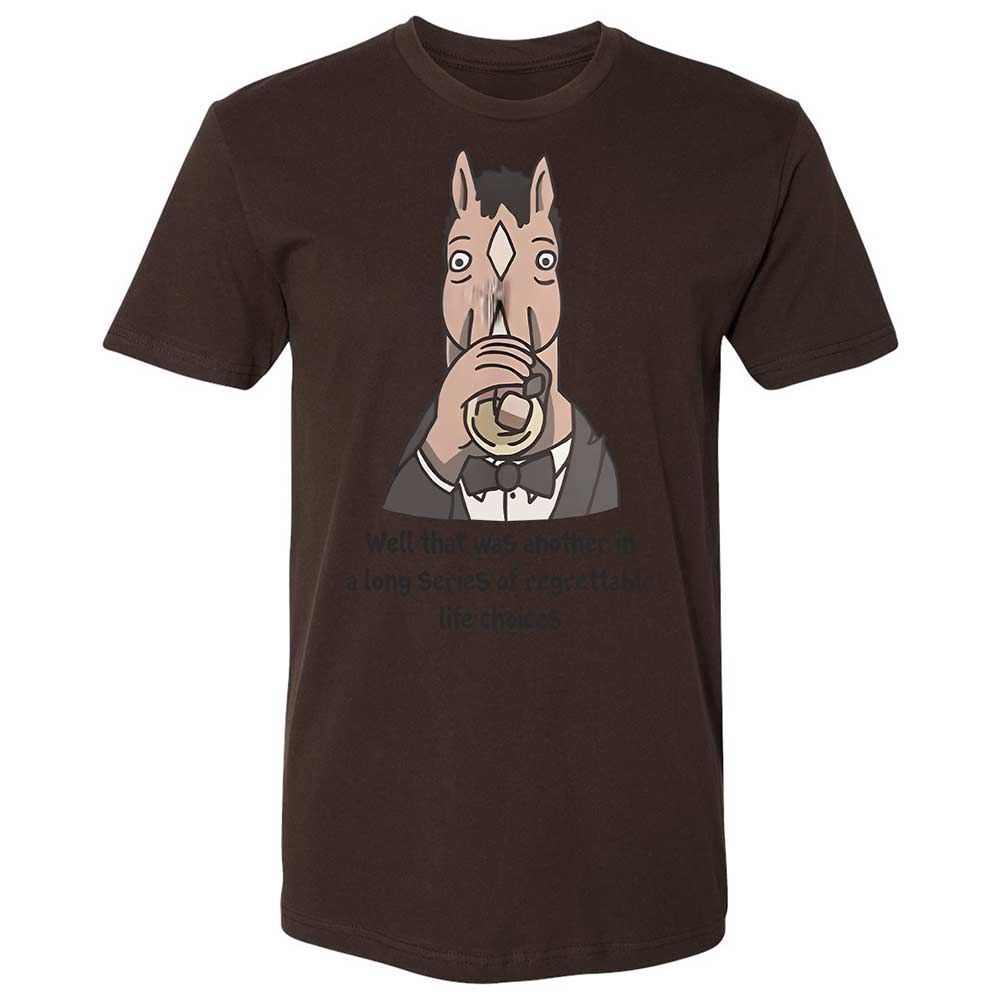 Premium Unisex T-Shirt - L8UQGUVV - Dark Chocolate - 18