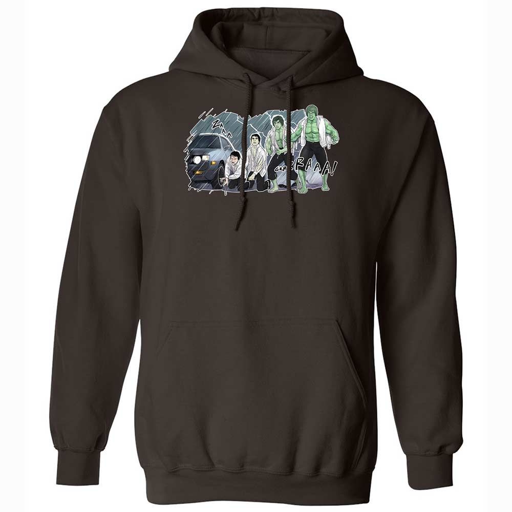Classic Unisex Hoodie - LEZESJ2U - Dark Chocolate - 18