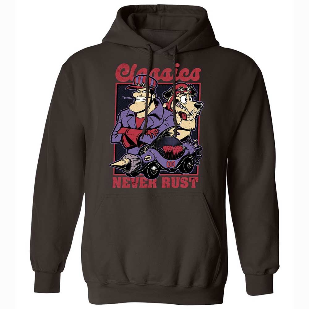 Classic Unisex Hoodie - QFKEYCTN - Dark Chocolate - 18