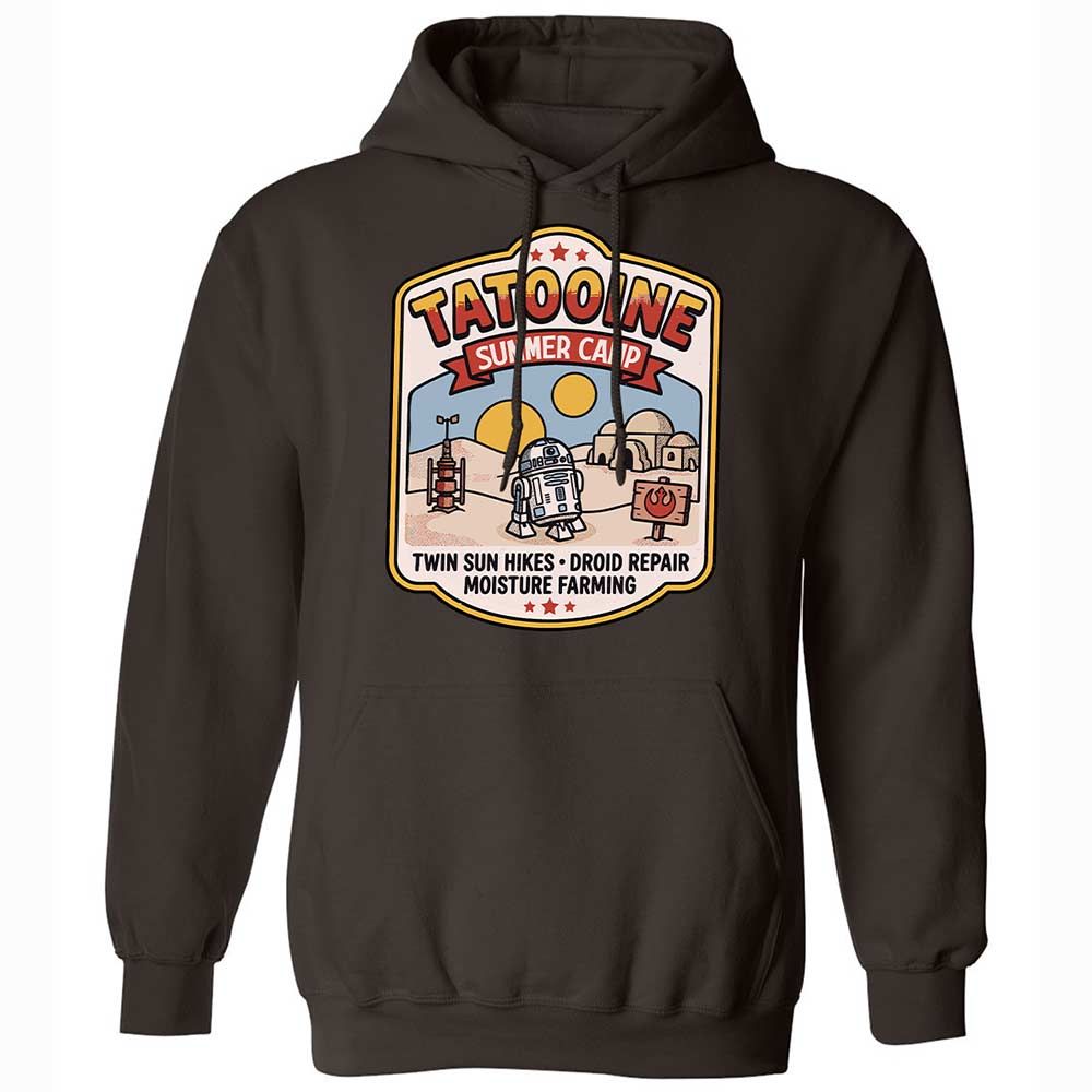 Classic Unisex Hoodie - 3DSWXD85 - Dark Chocolate - 18