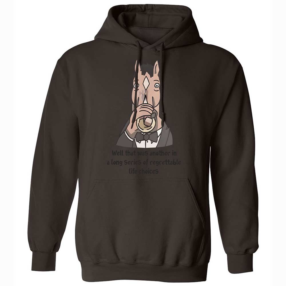 Classic Unisex Hoodie - PYG55QSM - Dark Chocolate - 18