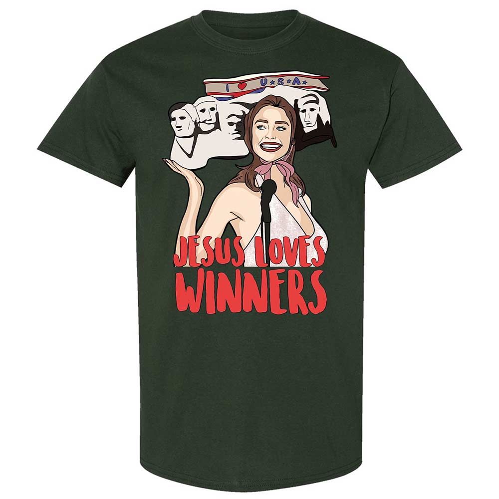 He Loves Winners - Forest Green - 18