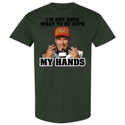 I'm Not Sure What To Do With My Hands - Forest Green - 18