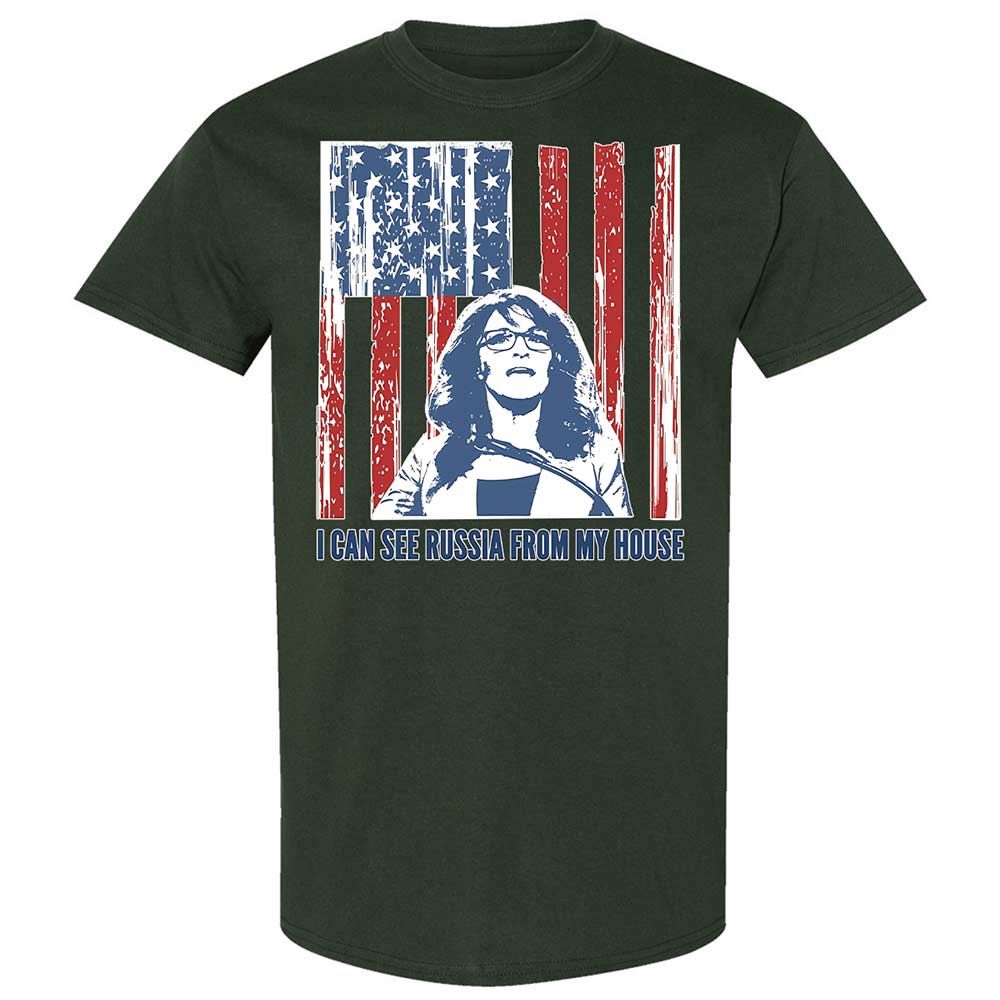 I can see Russia from my house - Forest Green - 18